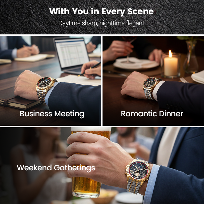 Swiss Brand New Waterproof Automatic Mechanical Watches.